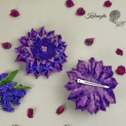 Große Dahlie Blumenbrosche,...