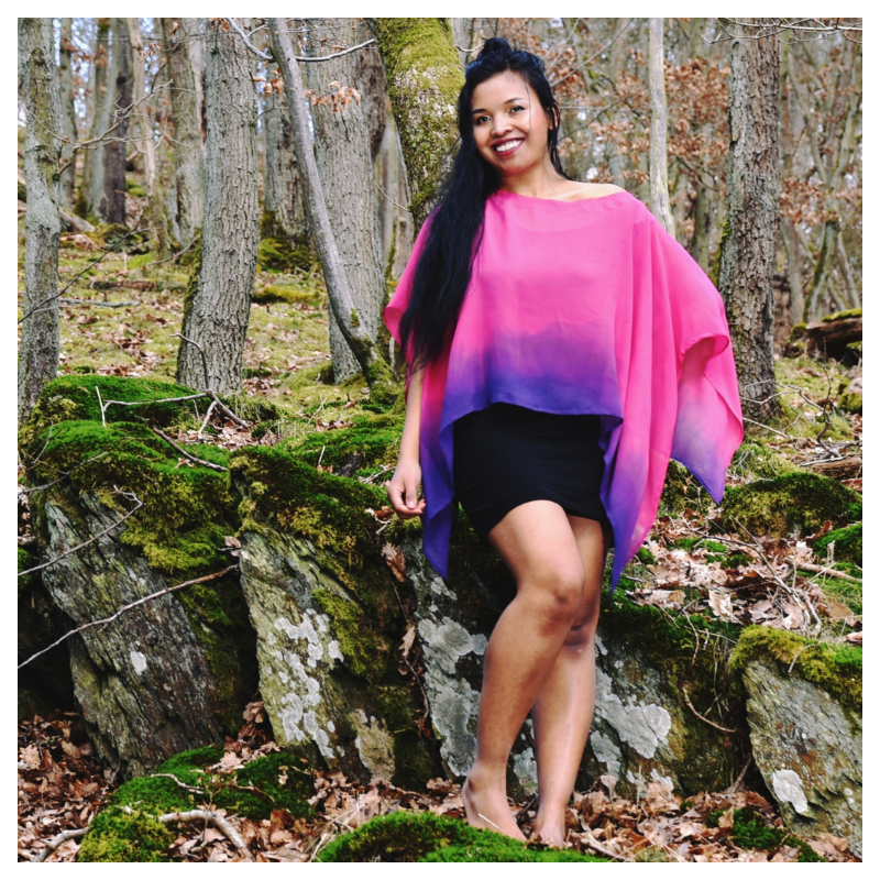 Poncho Seide, Cape, Umhang, Seidenschal, Überwurf, Poncho Seide, Cape, Umhang, Seidenschal, Überwurf,